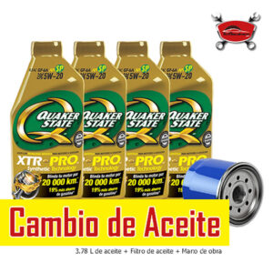 Cambio de Aceite de motor | 4 qt / 3.78 L