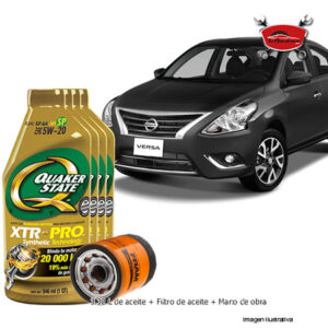 Cambio de Aceite Nissan Versa